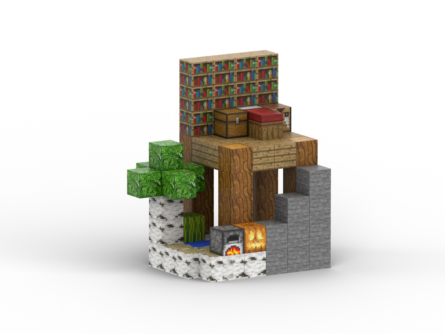 Gemütlicher Innenhof – Magnetisches Wohn- & Deko-Element